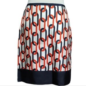 Banana Republic Chain Link Silk Skirt Size 0